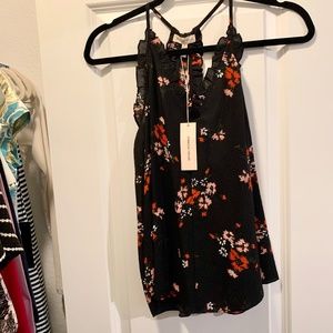 Rebecca Taylor Black Tank Top for a Night Out
